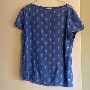 Kate Spade Seahorse Blouse